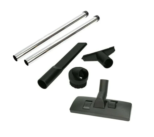 Henry Vacuum Cleaner Floor Nozzle and Tool Accessory Kit with Standard Metal Extension Rod Tubes, 32 mm, Plastic, Black