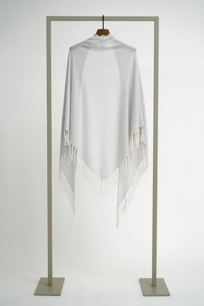 Herzen's Angelegenheit 25251 - 5000 Starlight Superwhite Cashmere/Wool Shawl - Dotique - Herzen's Angelegenheit