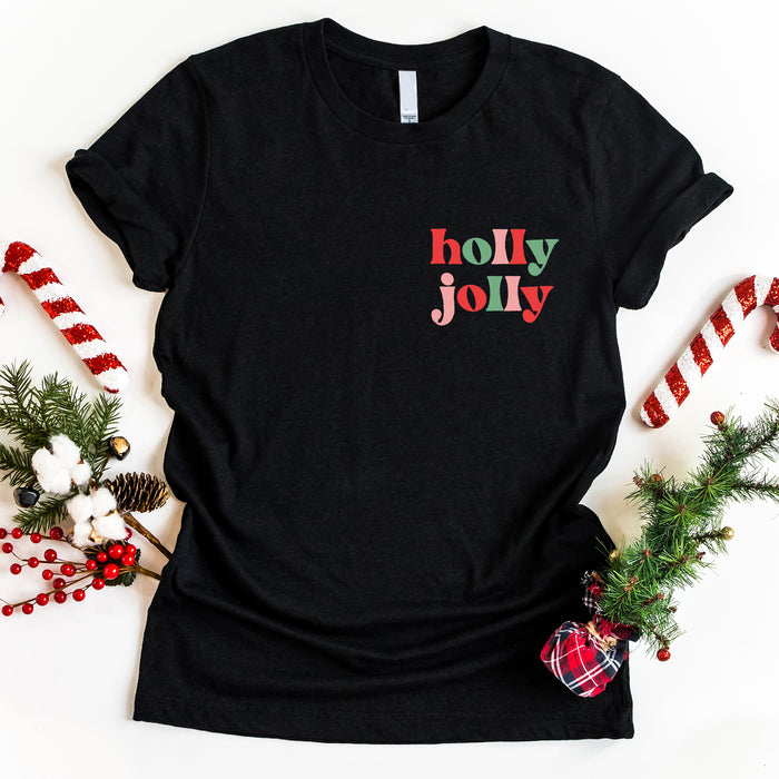 Holly Jolly Christmas graphic t-shirt