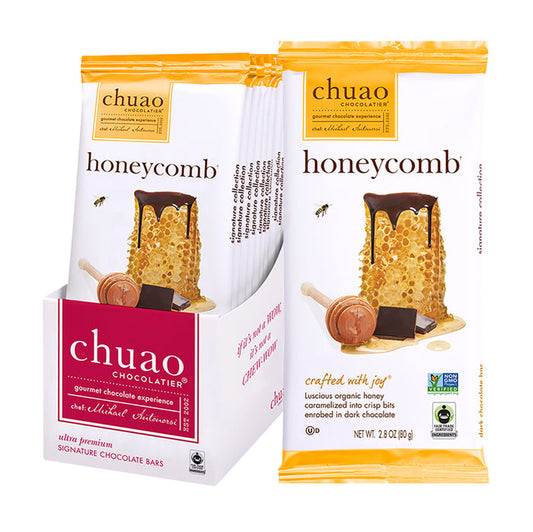 Honeycomb Chuao Dark Chocolate Bar - 12ct