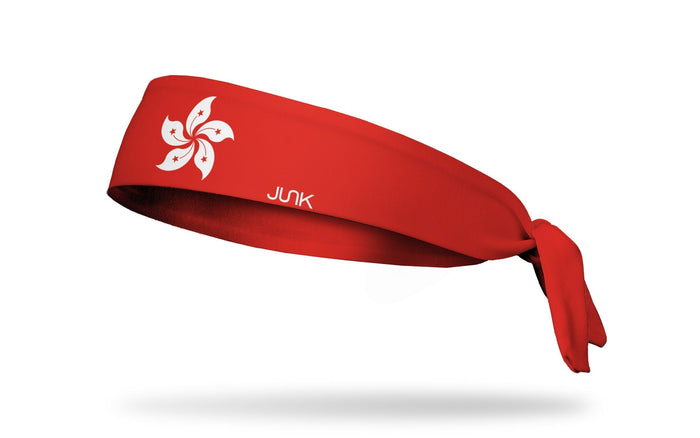Hong Kong Flag Tie Headband - View 1