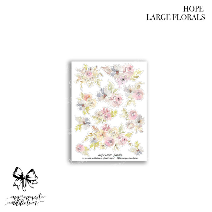 Large Florals - Premium Matte // NOT FOILED