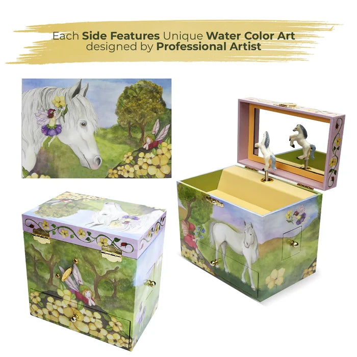 Horse Fairy Music Box