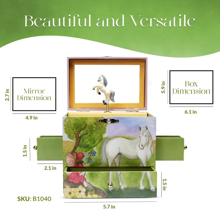Horse Fairy Music Box