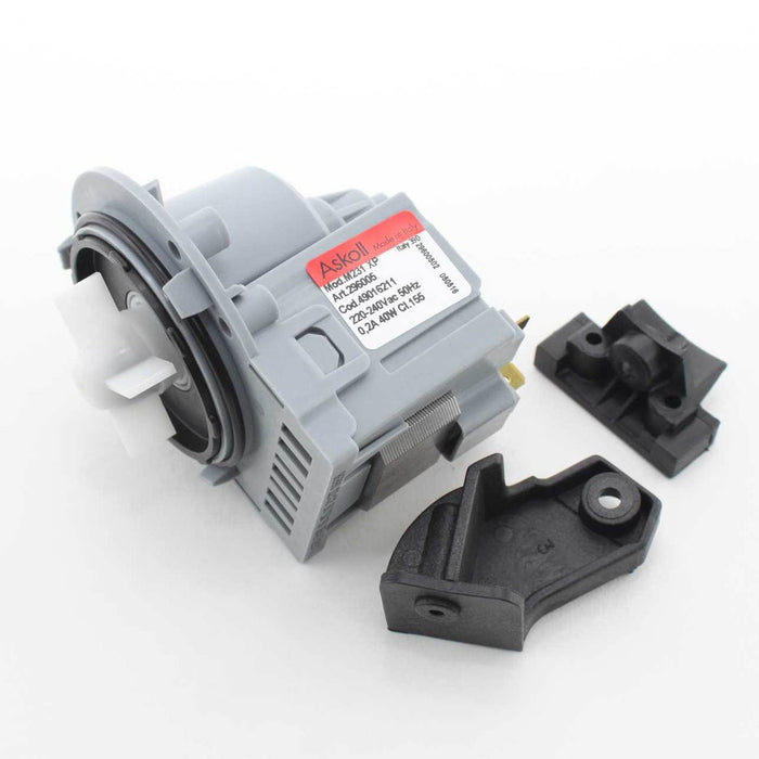 Hotpoint Zanussi Electrolux Askoll Washing Machine Drain Pump 3 Hole 3 Lug With Terminals To Rear