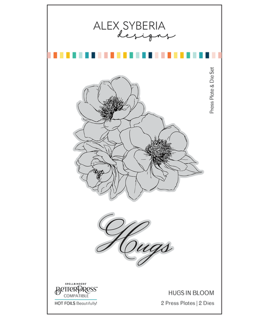Hugs in Bloom Press Plate & Die Set