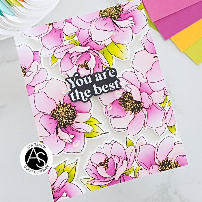 Hugs in Bloom Press Plate & Die Set
