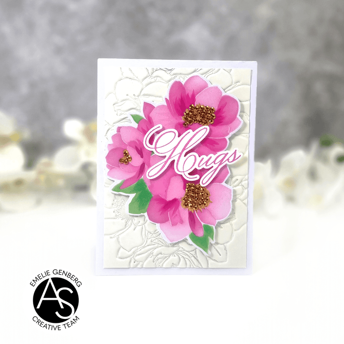 Hugs in Bloom Stencil Set