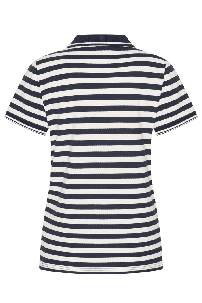 HV Society 0403103706 Poloshirt Striped HVSRavi Navy - Dotique