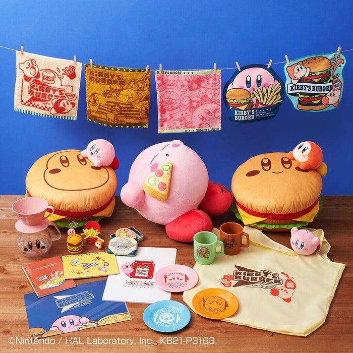 Ichiban kuji - KIRBY'S BURGER Cushion Full Stomach Kirby Plush 2021