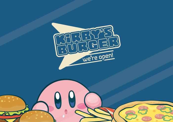 Ichiban kuji - KIRBY'S BURGER Cushion Full Stomach Kirby Plush 2021