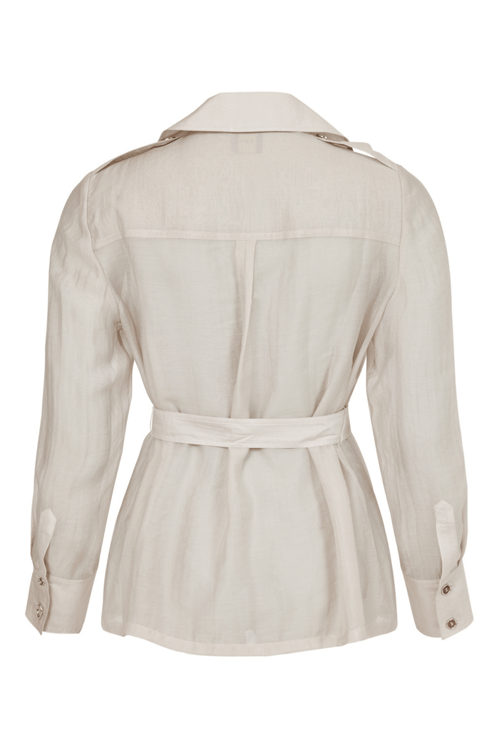 I'Cona 67325-60305-132 Grey Tie Wrap Summer Jacket (68cm)
