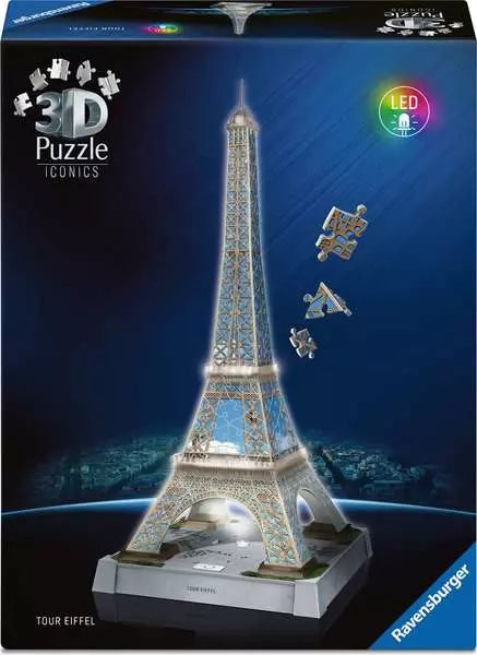 Iconics 3D Eiffel Tower Night 216pc