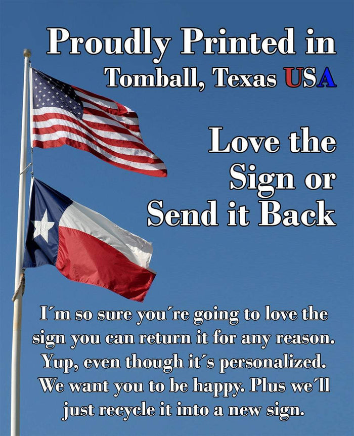 If It Doesn't Challenge You, It Doesn't Change You - Metal Sign | Lone Star Art.
