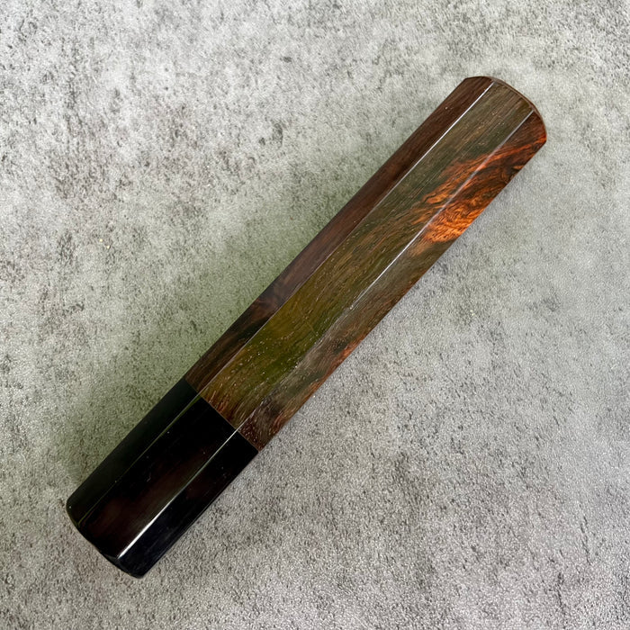 Hanoi Made Custom Japanese Knife handle (wa handle)  for 240 : Rosewood and horn