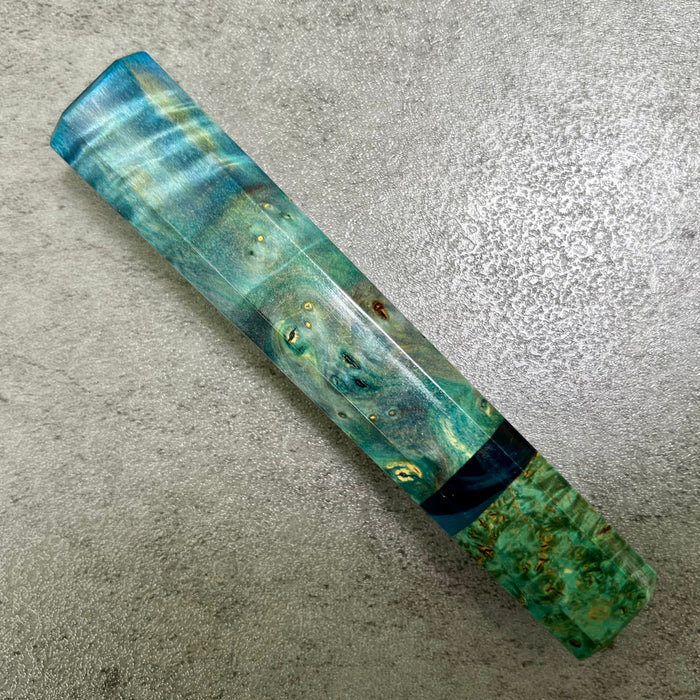 Custom Japanese Knife handle (wa handle)  for 90-135 petty - ocean waves