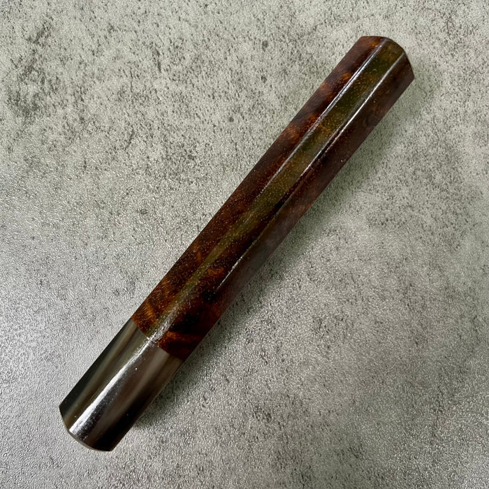 Custom Japanese Knife handle (wa handle)  for 165-210mm  -  Koa and horn