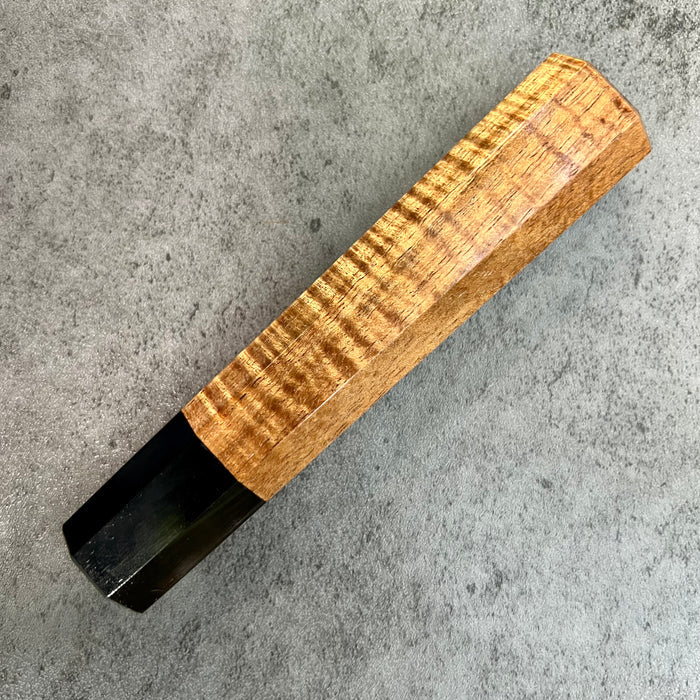 Custom Japanese Knife handle (wa handle)  for 165-210mm  -  Tasmanian Blackwood and horn