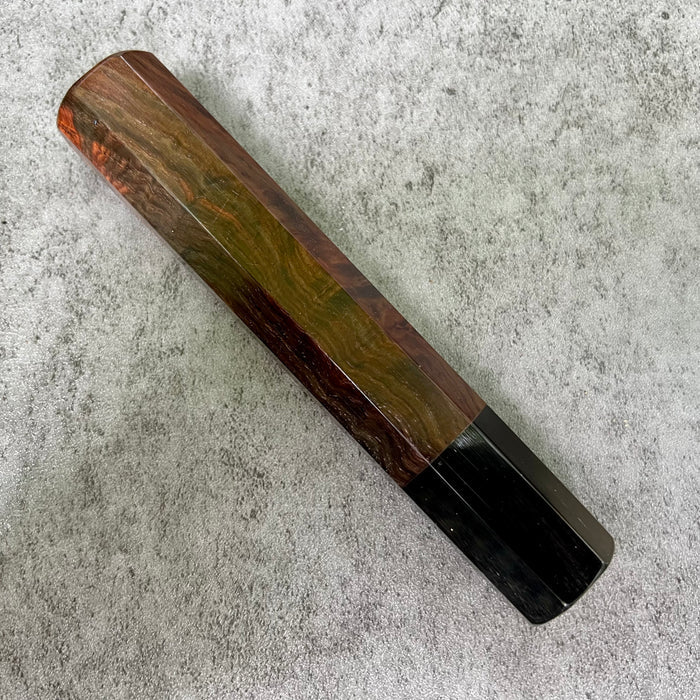 Hanoi Made Custom Japanese Knife handle (wa handle)  for 240 : Rosewood and horn