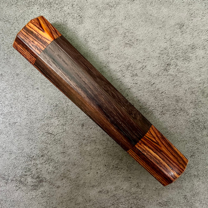 Custom Japanese Knife handle (wa handle)  for 165-210mm  -  East India Rosewood and Cocobolo