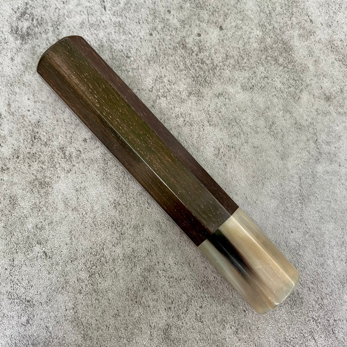 Hanoi Made Custom Japanese Knife handle (wa handle)  for 240 : Rosewood and horn
