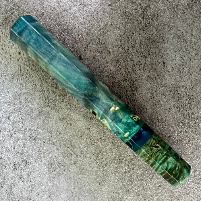 Custom Japanese Knife handle (wa handle)  for 90-135 petty - ocean waves