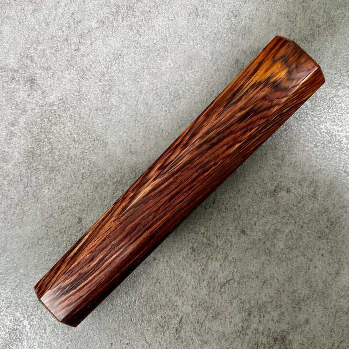 Custom Japanese Knife handle (wa handle)  for 240mm -  Dark Cocobolo