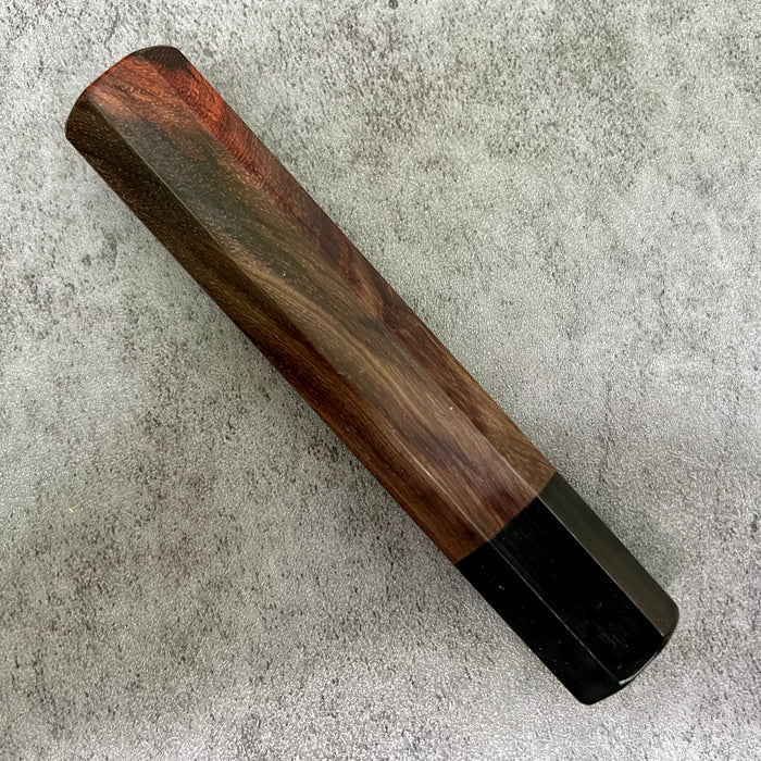 Hanoi Made Custom Japanese Knife handle (wa handle)  for 210mm : Rosewood and horn