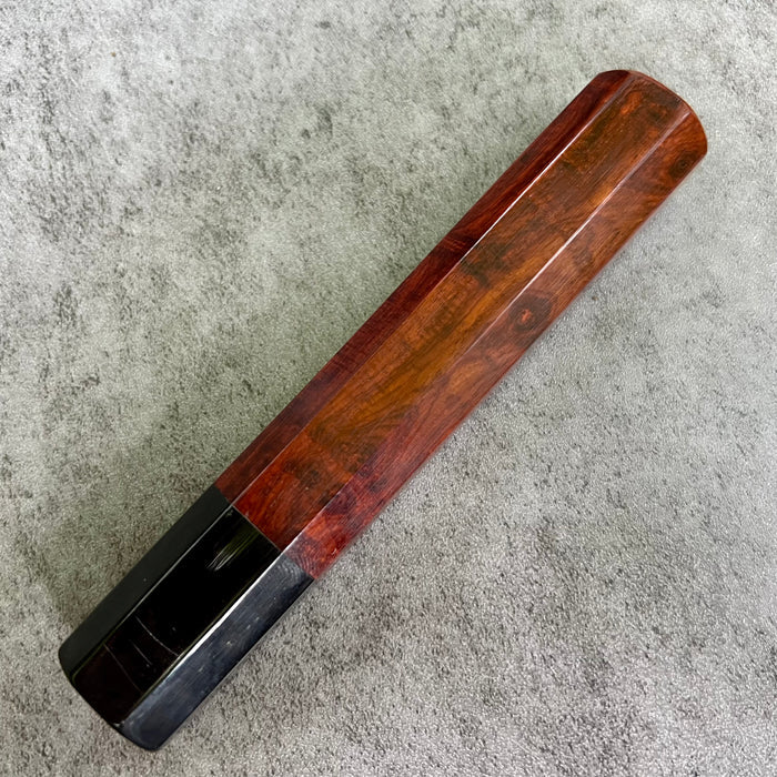 Hanoi Made Custom Japanese Knife handle (wa handle)  for 240 : Rosewood and horn