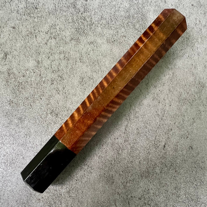Custom Japanese Knife handle (wa handle)  for 240mm -  Koa and horn