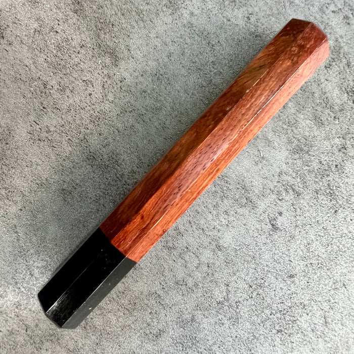Custom Japanese Knife handle (wa handle)  for 165-210mm  -  Siamese rosewood and horn