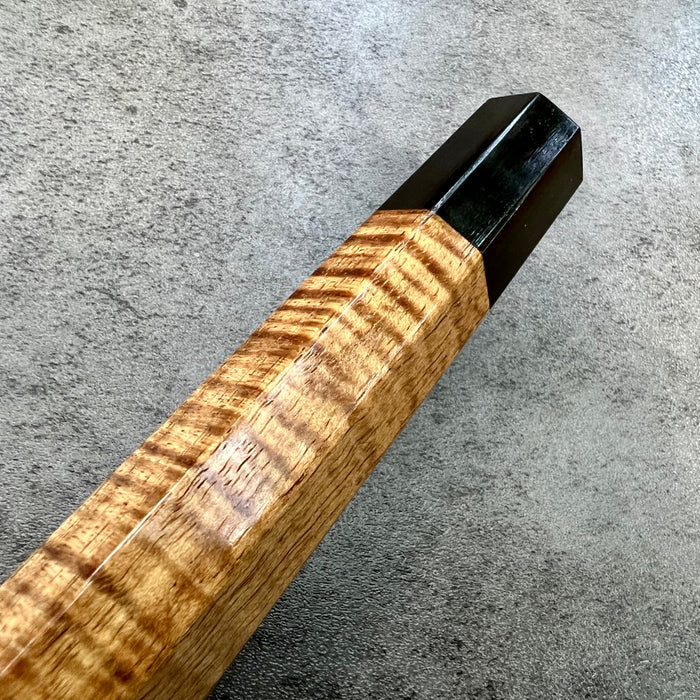 Custom Japanese Knife handle (wa handle)  for 165-210mm  -  Tasmanian Blackwood and horn