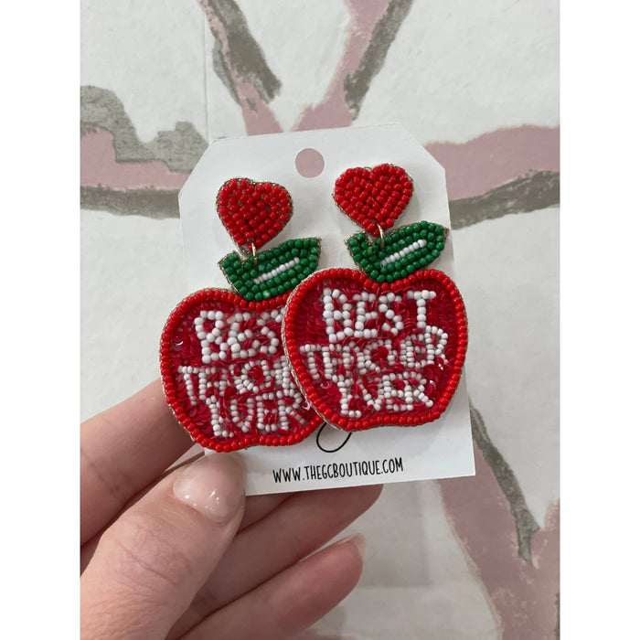 Best Teacher Earrings