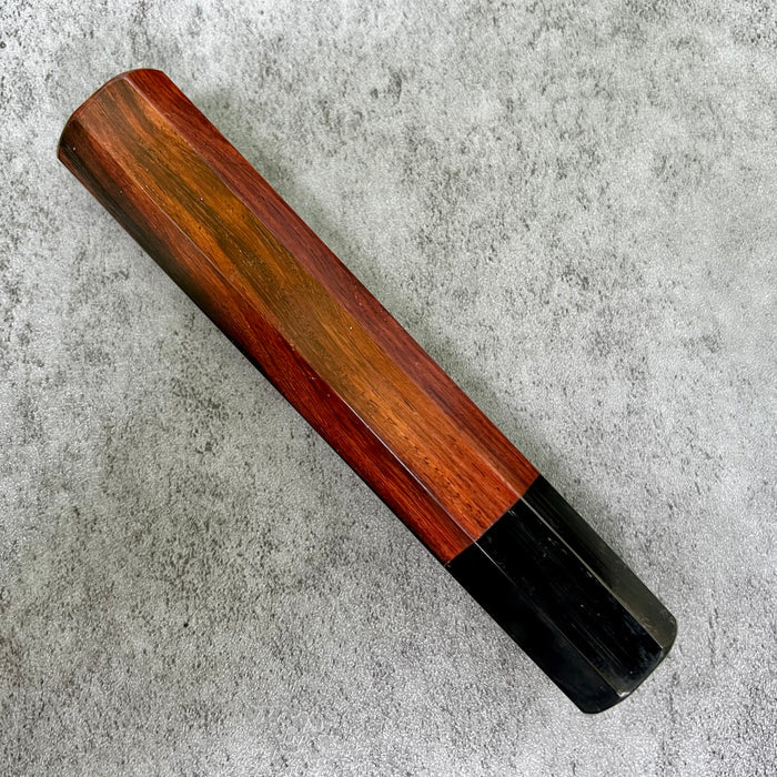 Hanoi Made Custom Japanese Knife handle (wa handle)  for 240 : Rosewood and horn