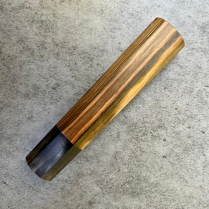 Custom Japanese Knife handle (wa handle)  for 165-210mm: Mun Ebony and Horn