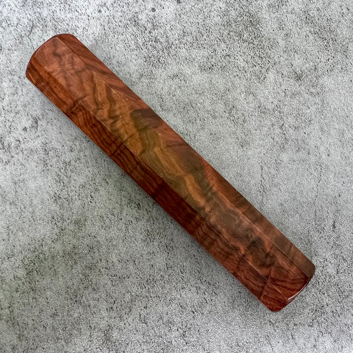 Hanoi Made Custom Japanese Knife handle (wa handle)  for 210mm : Curly Rosewood
