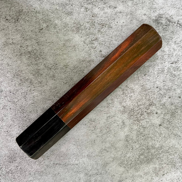Hanoi Made Custom Japanese Knife handle (wa handle)  for 240 : Rosewood and horn