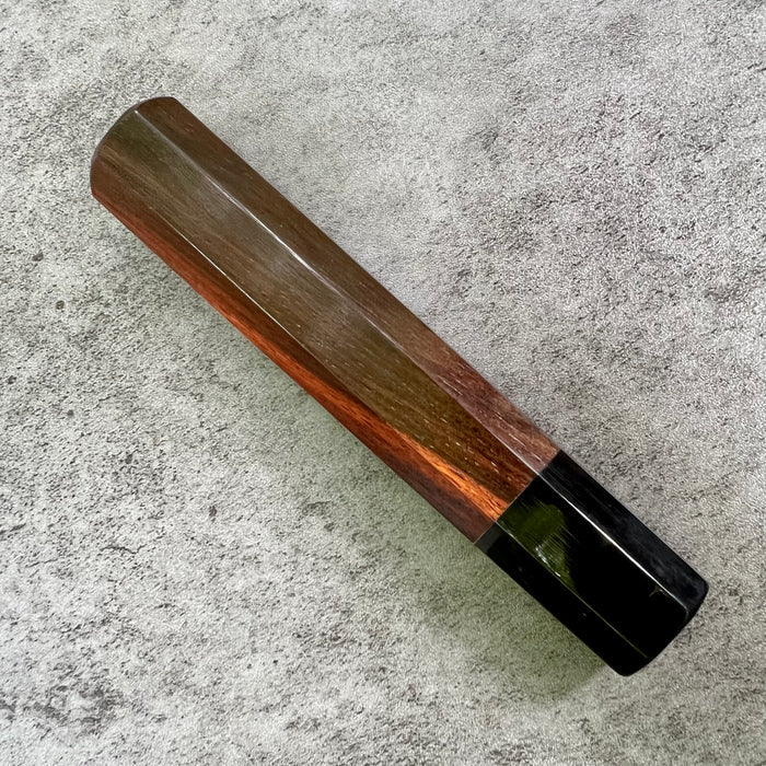Hanoi Made Custom Japanese Knife handle (wa handle)  for 240 : Rosewood and horn