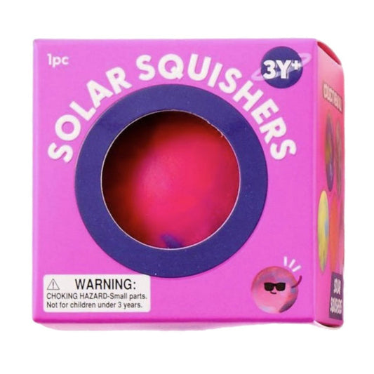 J'adore 2.5 Inch Solar Squishers Squishy Fidget Sensory Toy - PINK