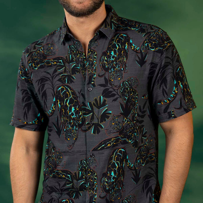 RSVLTS RSVLTS Bamboo Short Sleeve Shirt Jag Noir – Bamboo Short Sleeve Shirt Jag Noir – Bamboo Short Sleeve Shirt
