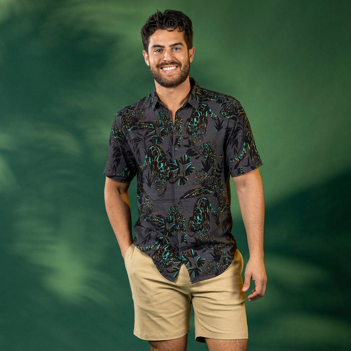 RSVLTS RSVLTS Bamboo Short Sleeve Shirt Jag Noir – Bamboo Short Sleeve Shirt Jag Noir – Bamboo Short Sleeve Shirt