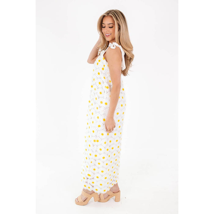 Jenna Tie Strap Midi Dress