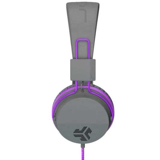 JLAB JBuddies Studio Headphones | Grey / Purple JLAB Headphones Euronics Ireland