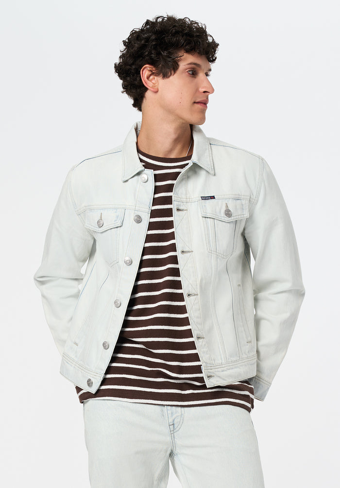 Buffalo Men Jackets Navy Denim Denim Jackets