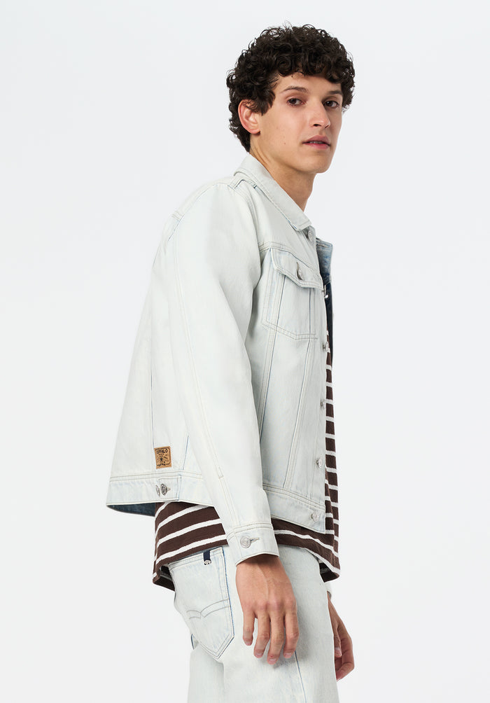 Buffalo Men Jackets Navy Denim Denim Jackets