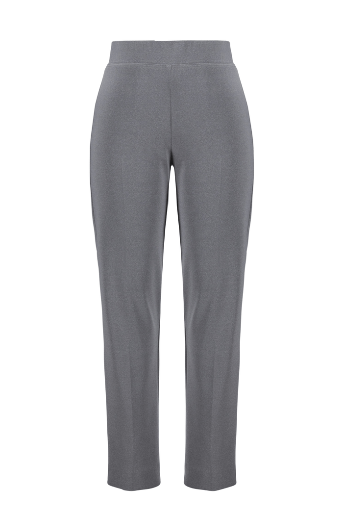 Joseph Ribkoff grey melange silky knit straight-leg pull-on trousers – Dotique