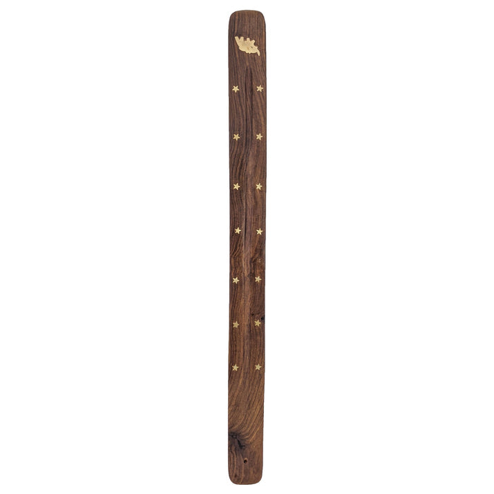 Jumbo Wood Incense Burner & Ash Catcher, Elephant Design, 18"
