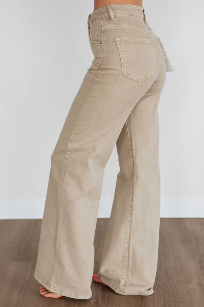 Kenna Risen Jeans - Khaki