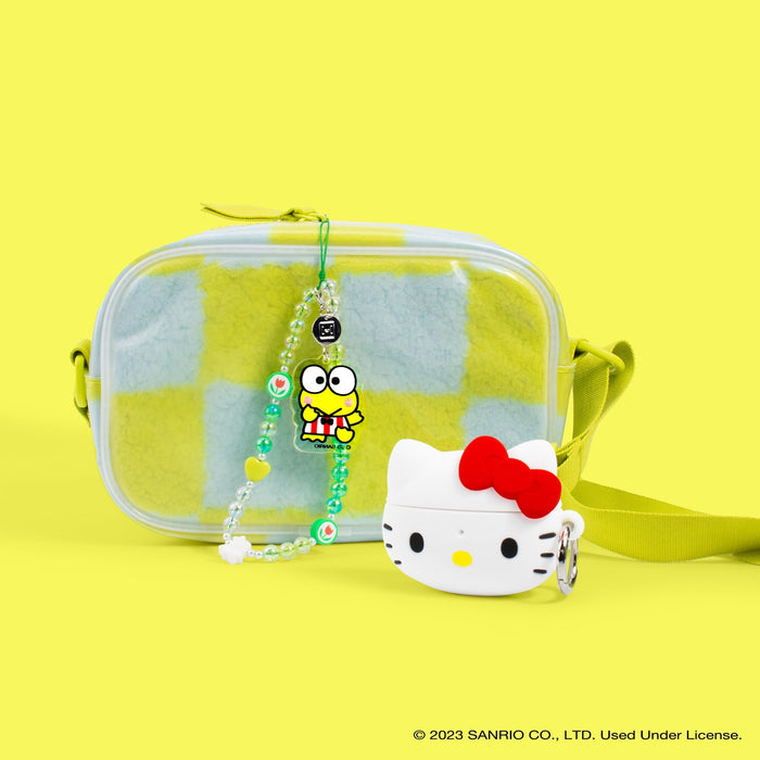 Keroppi Beaded Charm Mobile Phone Wrist Strap Accessory Hamee.com - Hamee US