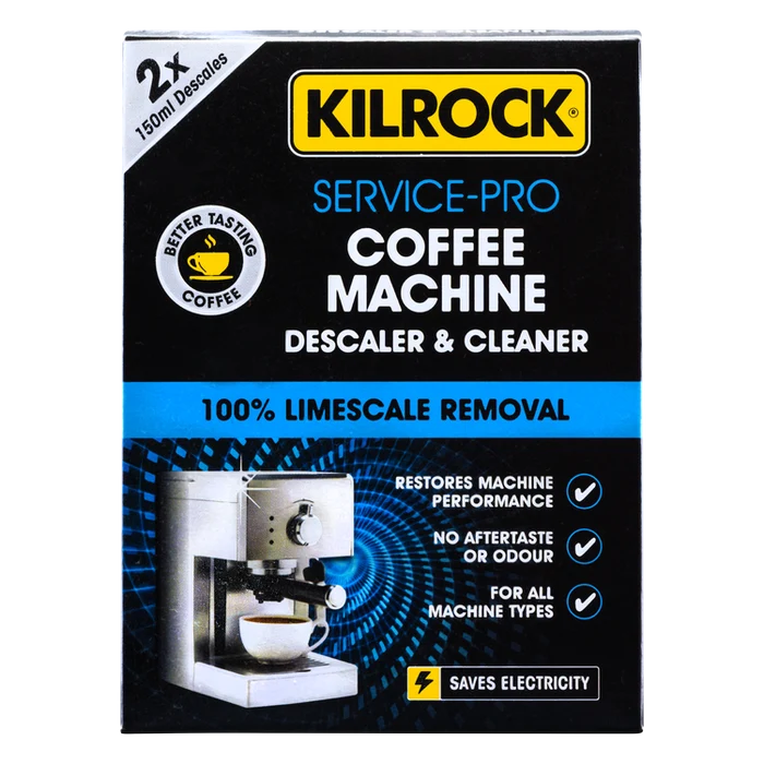 Kilrock Espresso and Coffee Machine Descaler & Cleaner Service Pro  (2 x 150ml)
